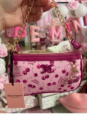 New Juicy Couture Cherry On Top Wristlet